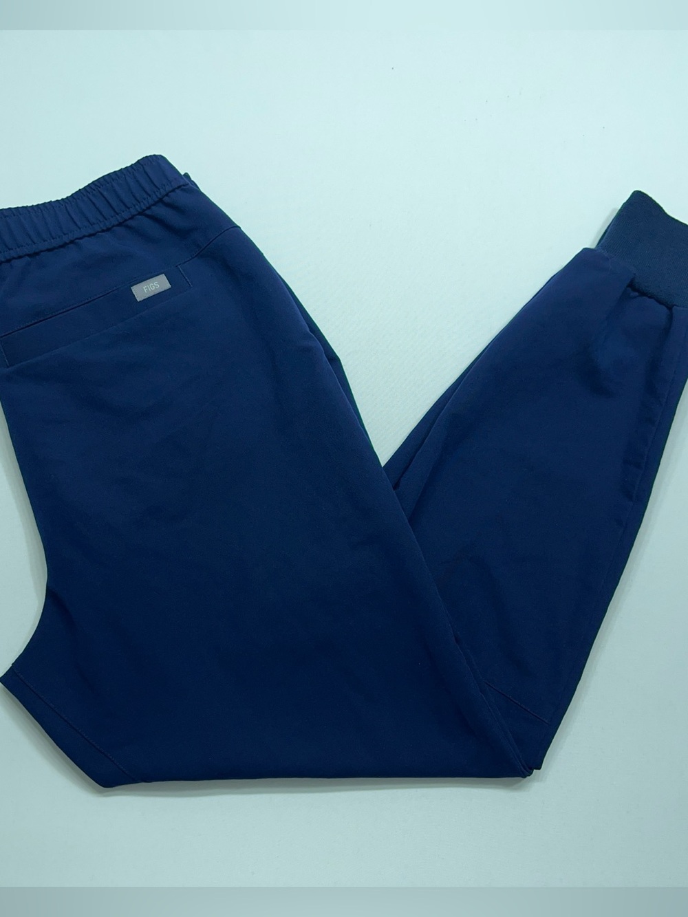 FIGS Tansen Jogger Scrub Pants Mens Size Medium Navy Blue Technical Collection